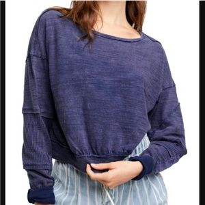 Free People 5 Star Long Sleeve Vanguard Tee